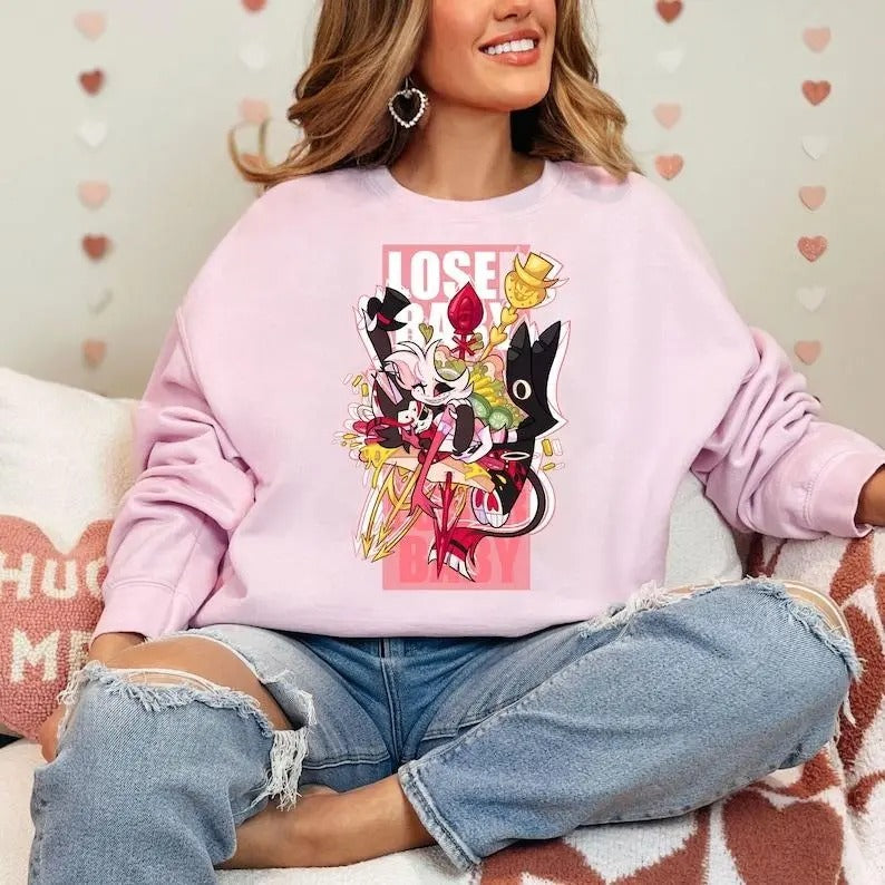 Hazbin Hotel Husker Dust Angel Dust T-Shirts, Hoodie, Sweatshirt - T-Shirt, Sweatshirt, Hoodie