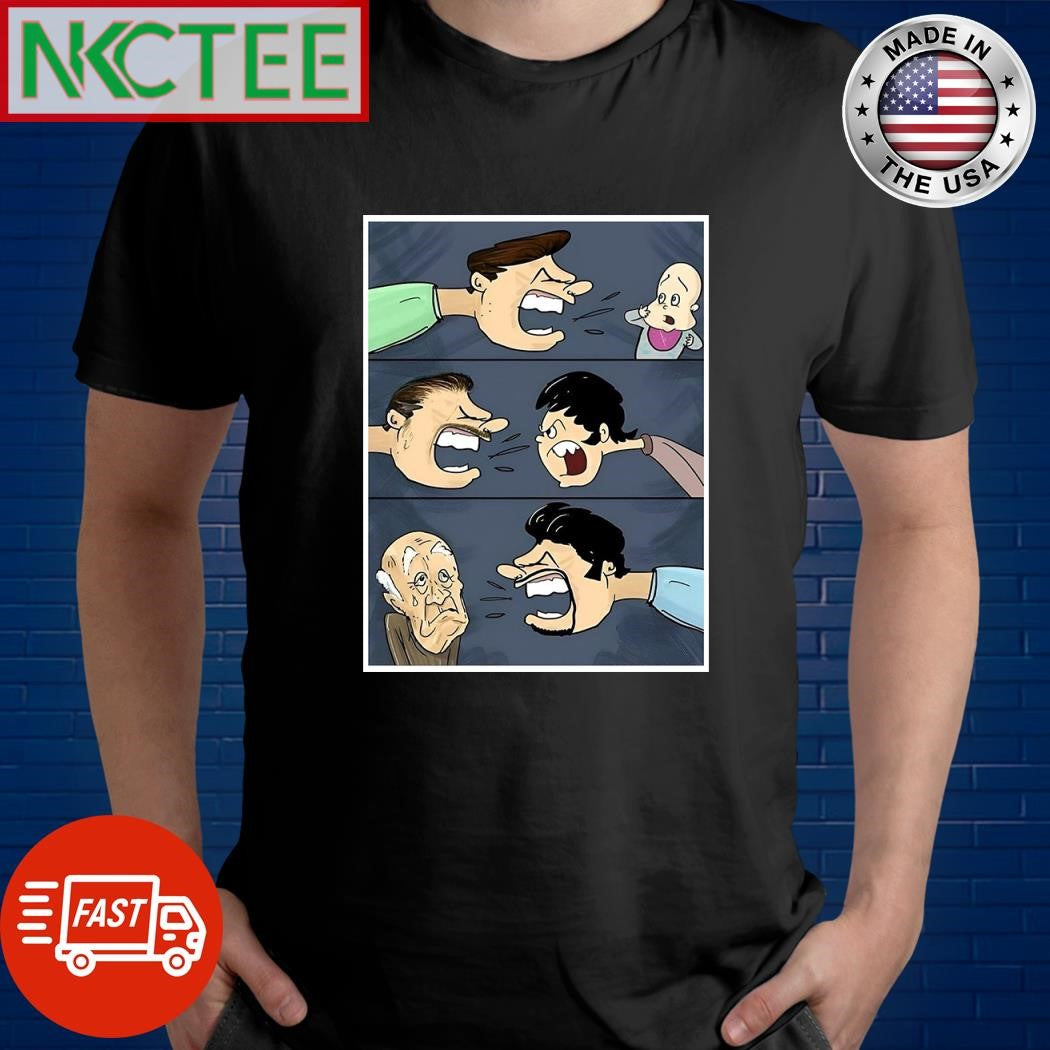 He Being yelled father at and he yelling father shirt Unisex T-shirt, Sweatshirt, Hoodie, Long Sleeve Tee - T-Shirt, Sweatshirt, Hoodie