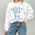 He Left 99 Rescue Me Bible Verse Blue Coquette Faith Based Cotton Polyester T-Shirts, Hoodie, Sweatshirt - T-Shirt, Sweatshirt, Hoodie