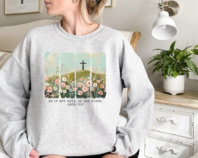 He Is Not Here He Has Risen Shirt Easter Shirt Christian Shirt Jesus Easter Shirt Jesus Christ Easter Bunny Shirt Faith Shirt T-Shirts, Hoodie, Sweatshirt - T-Shirt, Sweatshirt, Hoodie