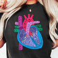 Heart Anatomy Nursing School Shirt Medical School Student Cardiac Nursing Cardiac Nurse Shirt Nurse Grad T-Shirts, Hoodie, Sweatshirt - T-Shirt, Sweatshirt, Hoodie