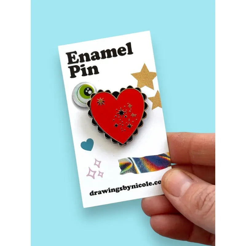 Heart Enamel Pin 1.25 Inches T-Shirts, Hoodie, Sweatshirt - T-Shirt, Sweatshirt, Hoodie