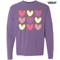 Heart Faux Glitter Collage Long Sleeve Comfort Colors 'NLB' T-Shirts, Hoodie, Sweatshirt - T-Shirt, Sweatshirt, Hoodie