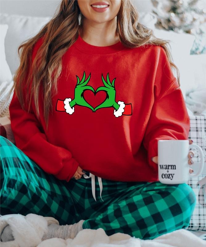 Heart Hands Matching Family Party X Mas Couples T-Shirts, Hoodie, Sweatshirt - T-Shirt, Sweatshirt, Hoodie