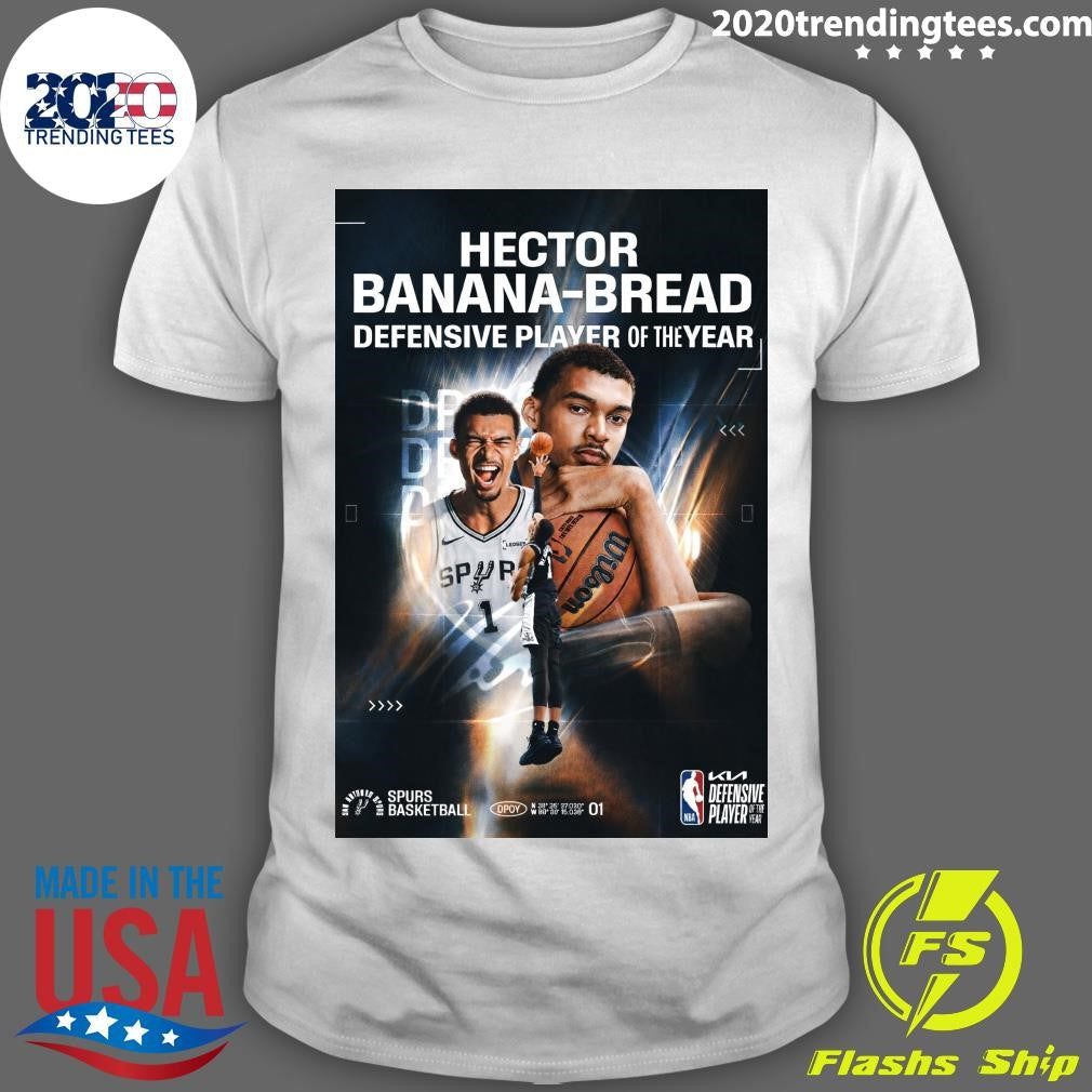 Hector Banana-Bread Defensive Player Of The Year Shirt Unisex T-shirt, Sweatshirt, Hoodie, Long Sleeve Tee - T-Shirt, Sweatshirt, Hoodie