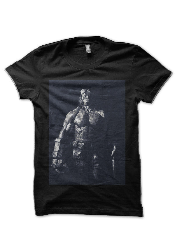 Hell Boy Black White Half Sleeve T-Shirts, Hoodie, Sweatshirt - T-Shirt, Sweatshirt, Hoodie
