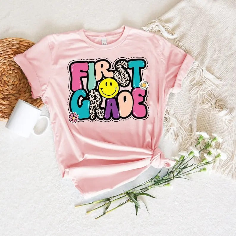 Hello First Grade Shirt Back School Shirt Hello First Grade Rainbow Shirt First Grade Shirt First Grade Teacher Shirt 1st Grade Shirt 02 T-Shirts, Hoodie, Sweatshirt - T-Shirt, Sweatshirt, Hoodie