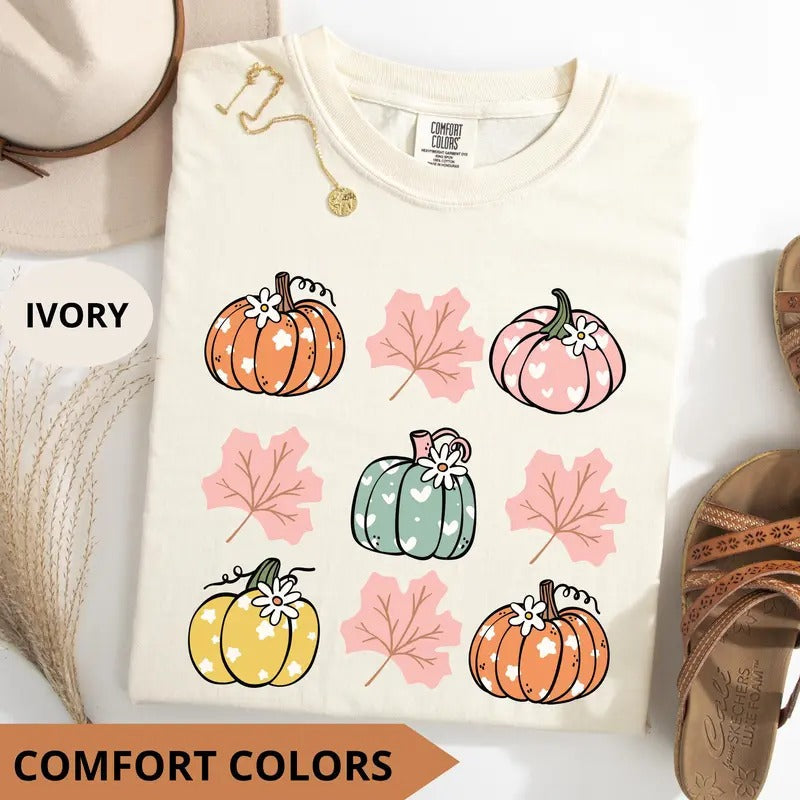 Hello Pumpkin Fall Shirt Autumn Shirt Pumpkin Lover Shirt Fall Season Shirt Thanksgiving Shirt Comfort Fall T-Shirts, Hoodie, Sweatshirt - T-Shirt, Sweatshirt, Hoodie