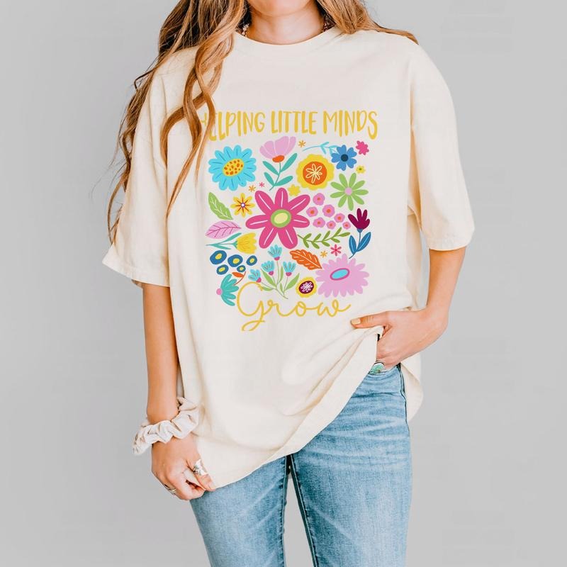 Helping Little Minds Grow Shirt Teacher Shirt Teacher Teacher Appreciation Inspirational Teacher Educators Shirt Teacher Top T-Shirts, Hoodie, Sweatshirt - T-Shirt, Sweatshirt, Hoodie