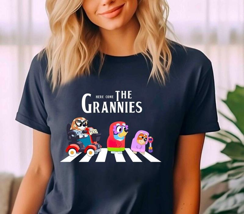 Here Come Grannies Shirt Bluey Bluey Bingo Shirt Bluey Family Bluey Bluey Cartoon . Bluey Shirt T-Shirts, Hoodie, Sweatshirt - T-Shirt, Sweatshirt, Hoodie