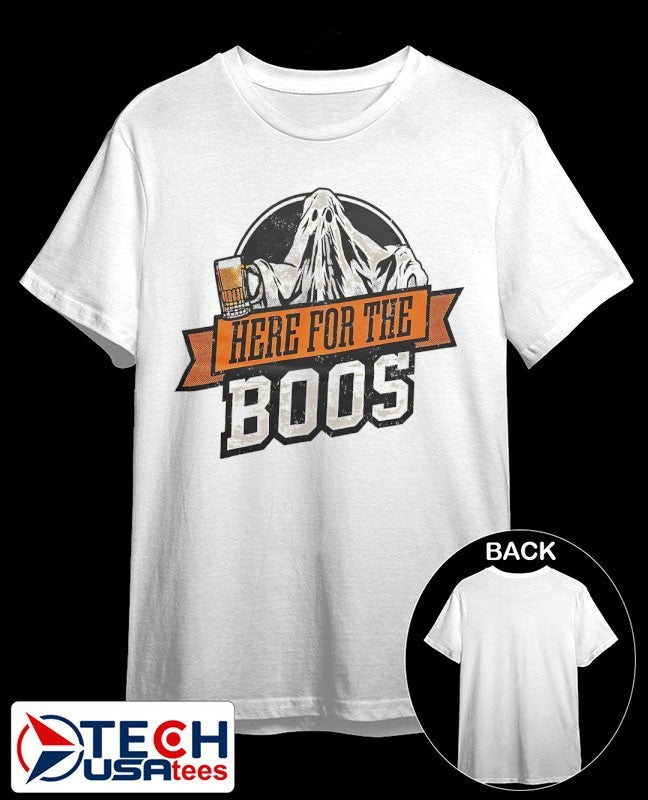 Here for the Boos beer shirt Unisex T-shirt, Sweatshirt, Hoodie, Long Sleeve Tee - T-Shirt, Sweatshirt, Hoodie