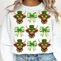 Highland Cow St Patricks Coquette Retro St Patricks Shirt Shamrock Shirt Lucky T-Shirts, Hoodie, Sweatshirt - T-Shirt, Sweatshirt, Hoodie