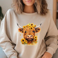 Highland Cow Sunflowers Highland Cow Sunflowers Shirt Sunflower Shirt Western Flower Shirt Farm T-Shirts, Hoodie, Sweatshirt - T-Shirt, Sweatshirt, Hoodie