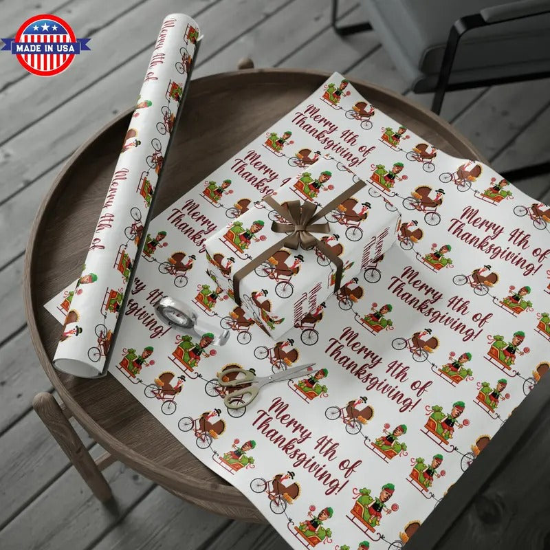 Hilarious Biden Confused Wrapping Paper Biden Merry 4th Thanksgiving Pro Trump Let'S Go Brandon Trump Wrap MAGA T-Shirts, Hoodie, Sweatshirt - T-Shirt, Sweatshirt, Hoodie