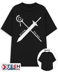 Himmel x Frieren Sword and Staff Japanese shirt Unisex T-shirt, Sweatshirt, Hoodie, Long Sleeve Tee - T-Shirt, Sweatshirt, Hoodie