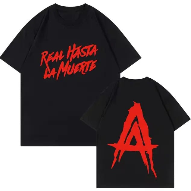 Hip Hop Streetwear Anuelll AA Realll Hastaaa La Muerteee Classic Cotton Fabric Menswear Shirt Shirt T-Shirts, Hoodie, Sweatshirt - T-Shirt, Sweatshirt, Hoodie