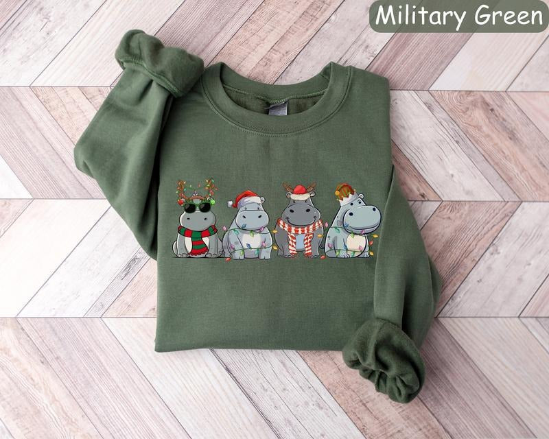 Hippopotamus Retro Hippo Shirt Shirt T-Shirts, Hoodie, Sweatshirt - T-Shirt, Sweatshirt, Hoodie