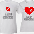 His Her Missing Piece Puzzle Heart Valentine Couple Matching Funny Cute T-Shirts, Hoodie, Sweatshirt - T-Shirt, Sweatshirt, Hoodie