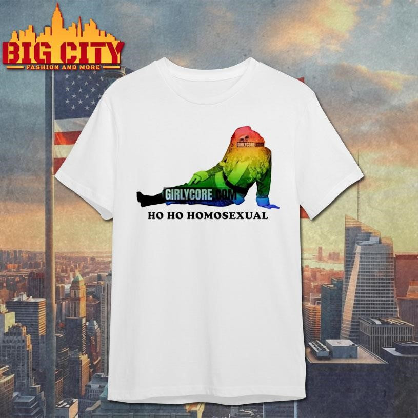 Ho Ho Homosexual Santa Gay LGBT shirt Unisex T-shirt, Sweatshirt, Hoodie, Long Sleeve Tee - T-Shirt, Sweatshirt, Hoodie