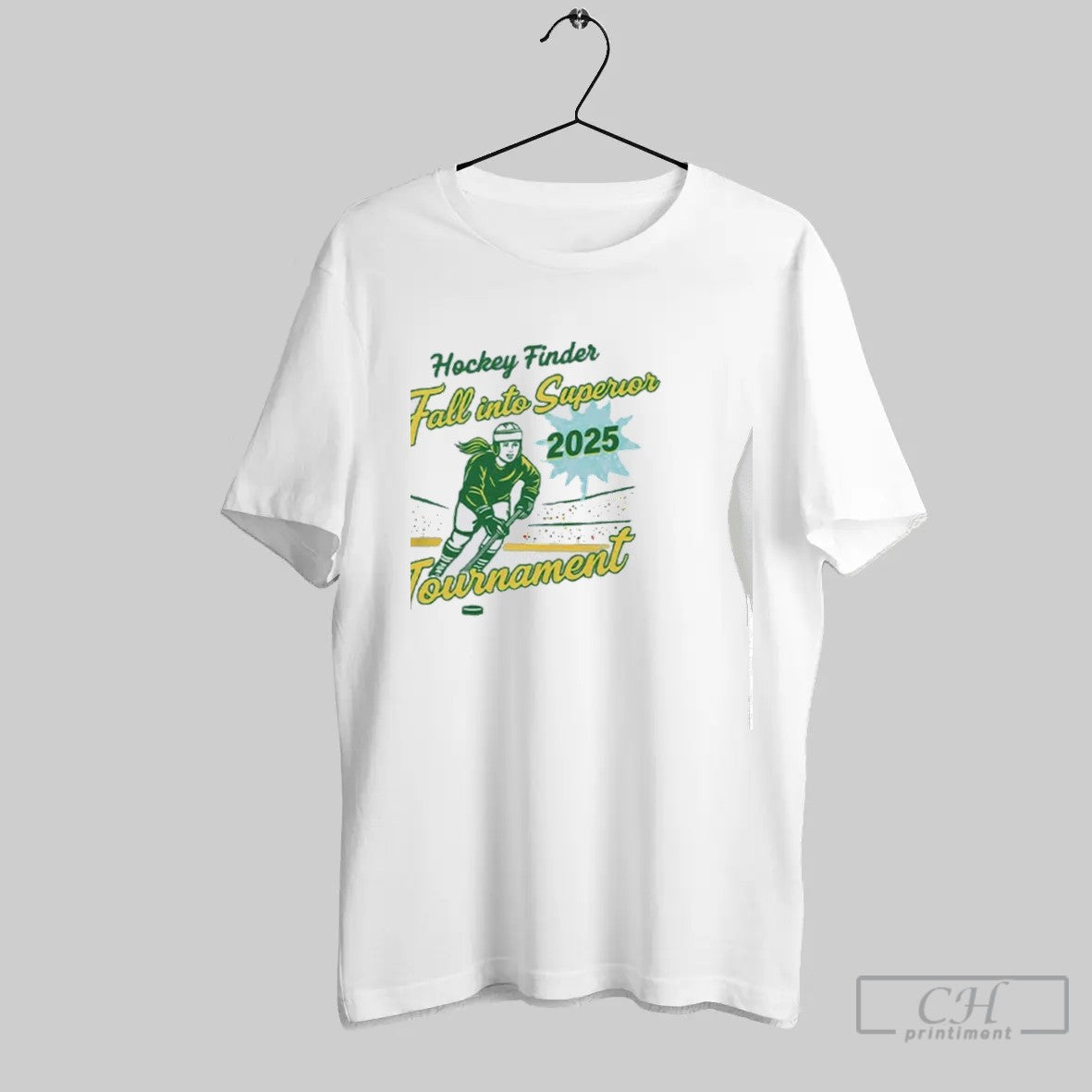 Hockey Finder Fall Into Superior 2025 Tournament T Shirt Unisex T-shirt, Sweatshirt, Hoodie, Long Sleeve Tee - T-Shirt, Sweatshirt, Hoodie