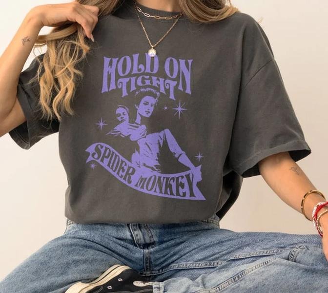 Hold Spider Monkey Womenswear Fabric T-Shirts, Hoodie, Sweatshirt - T-Shirt, Sweatshirt, Hoodie