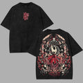 Hollow Knight Silksong Hornet Vessel Princess Washed 2 Sided Printed Anime Manga Game Art Printed Menswear Game Acid Wash Fan T-Shirts, Hoodie, Sweatshirt - T-Shirt, Sweatshirt, Hoodie