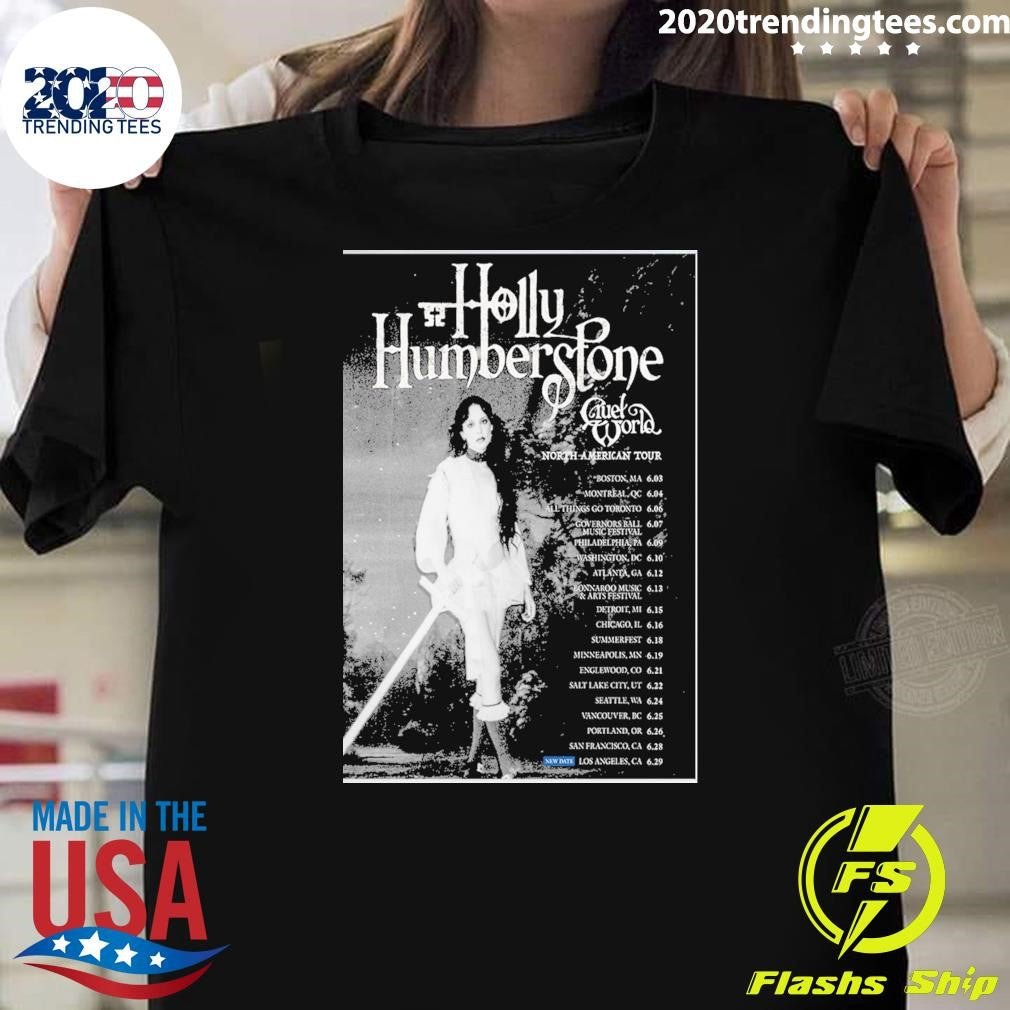 Holly Humberstone Hq Tour North America 2026 Shirt Unisex T-shirt, Sweatshirt, Hoodie, Long Sleeve Tee - T-Shirt, Sweatshirt, Hoodie