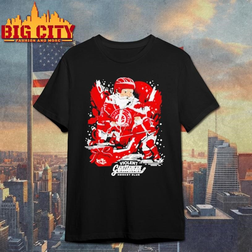Holly Kringle Violent Gentlemen Hockey Club Shirt Unisex T-shirt, Sweatshirt, Hoodie, Long Sleeve Tee - T-Shirt, Sweatshirt, Hoodie