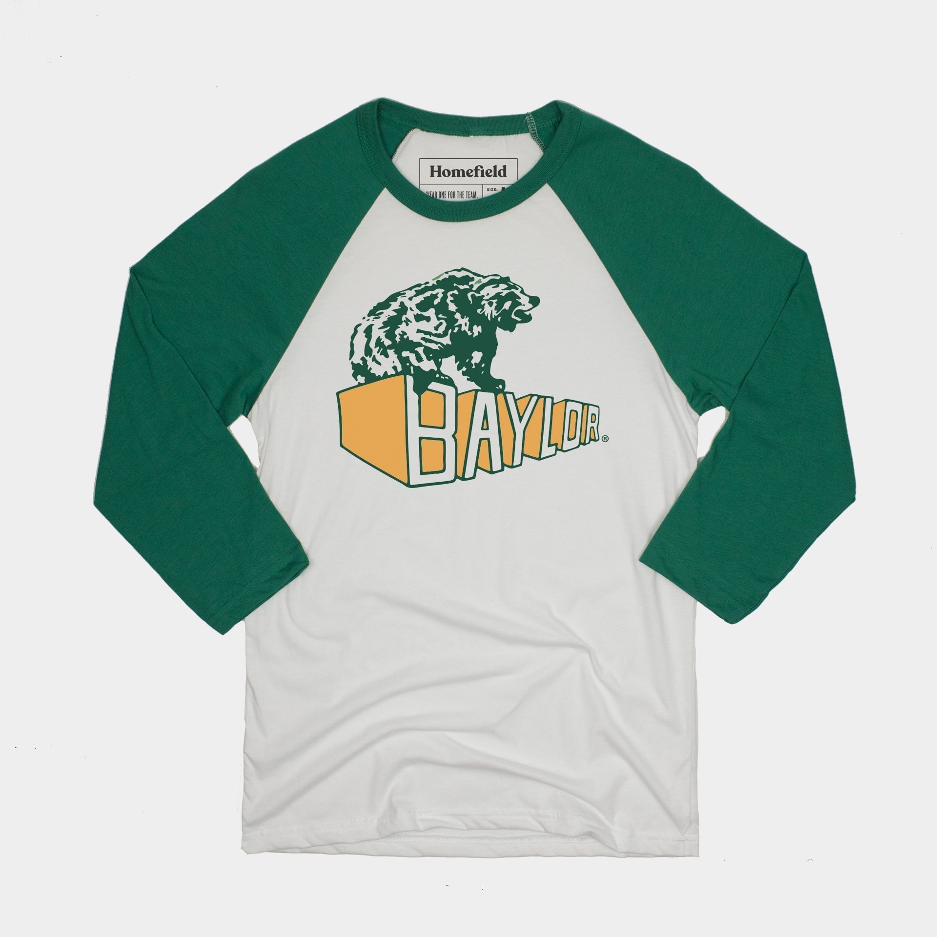 Vintage Baylor Bears 3 4 Baseball Style001 T-Shirts, Hoodie, Sweatshirt - T-Shirt, Sweatshirt, Hoodie