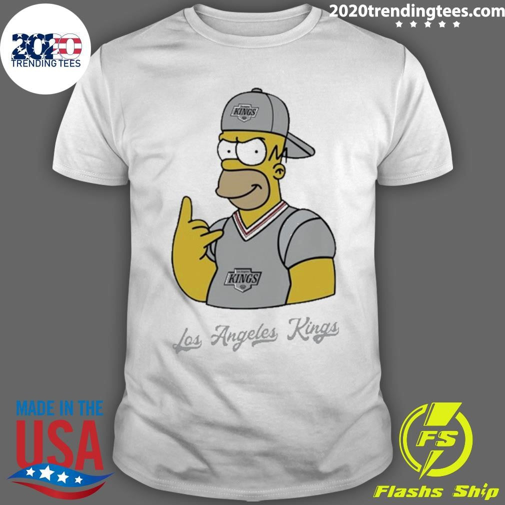 Homer Simpson X Los Angeles Kings 2026 Shirt Unisex T-shirt, Sweatshirt, Hoodie, Long Sleeve Tee - T-Shirt, Sweatshirt, Hoodie