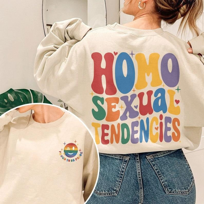 Homosexual Tendencies LGBT Pride Month Protect Queer Shirt Funny Gay Pride Shirt Lesbian Pride Rainbow T-Shirts, Hoodie, Sweatshirt - T-Shirt, Sweatshirt, Hoodie