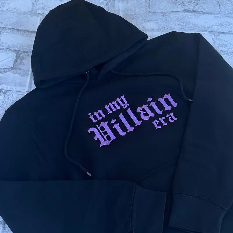 Purple Embroidery My Villain Era T-Shirts, Hoodie, Sweatshirt - T-Shirt, Sweatshirt, Hoodie