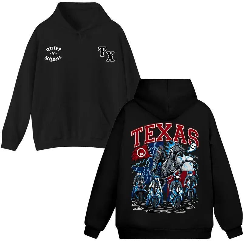 Texas Quiet X Ghost Vintage Vintage Streetwear Casual T-Shirts, Hoodie, Sweatshirt - T-Shirt, Sweatshirt, Hoodie