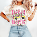 Hop Bestie Struggle Bus Retro Mental Health Pink Coquette Sarcastic Funny Anxiety Girly T-Shirts, Hoodie, Sweatshirt - T-Shirt, Sweatshirt, Hoodie