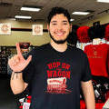 Hop on the Oklahoma Sooners wagon college baseball shirt Unisex T-shirt, Sweatshirt, Hoodie, Long Sleeve Tee - T-Shirt, Sweatshirt, Hoodie
