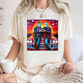 Horror Characters Valentine Shirt Pink Heart Valentine Horror Scary Movie Valentine Shirt Love XOXO Heart T-Shirts, Hoodie, Sweatshirt - T-Shirt, Sweatshirt, Hoodie