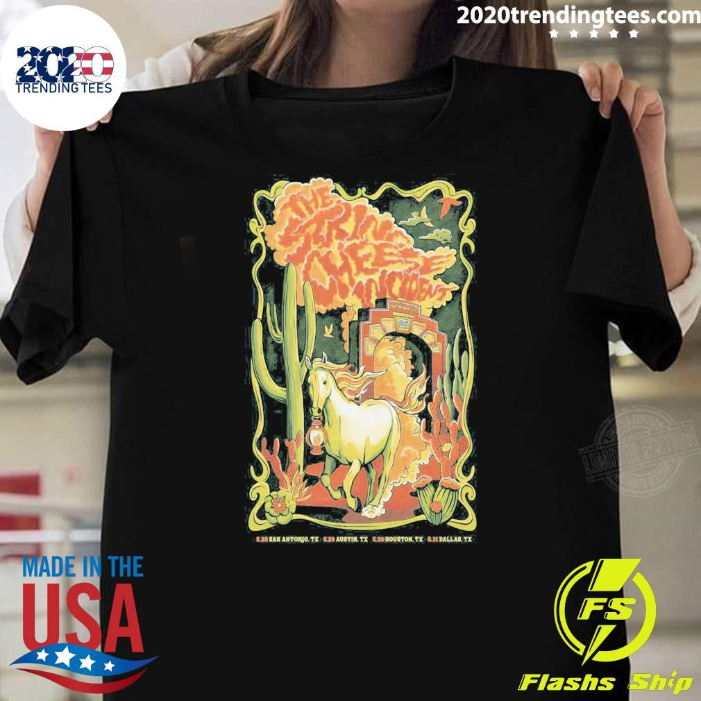 Horse The String Cheese Incident May 30 2026 Houston TX Shirt Unisex T-shirt, Sweatshirt, Hoodie, Long Sleeve Tee - T-Shirt, Sweatshirt, Hoodie