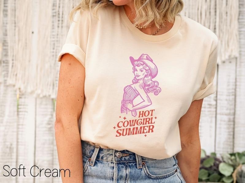 Hot Cowgirl Summer Shirt Cowgirl Western Retro Cowgirl Shirt Vintage 90s Western Shirt Rodeo Country Western T Shirtsstyle{N002}2 T-Shirts, Hoodie, Sweatshirt - T-Shirt, Sweatshirt, Hoodie