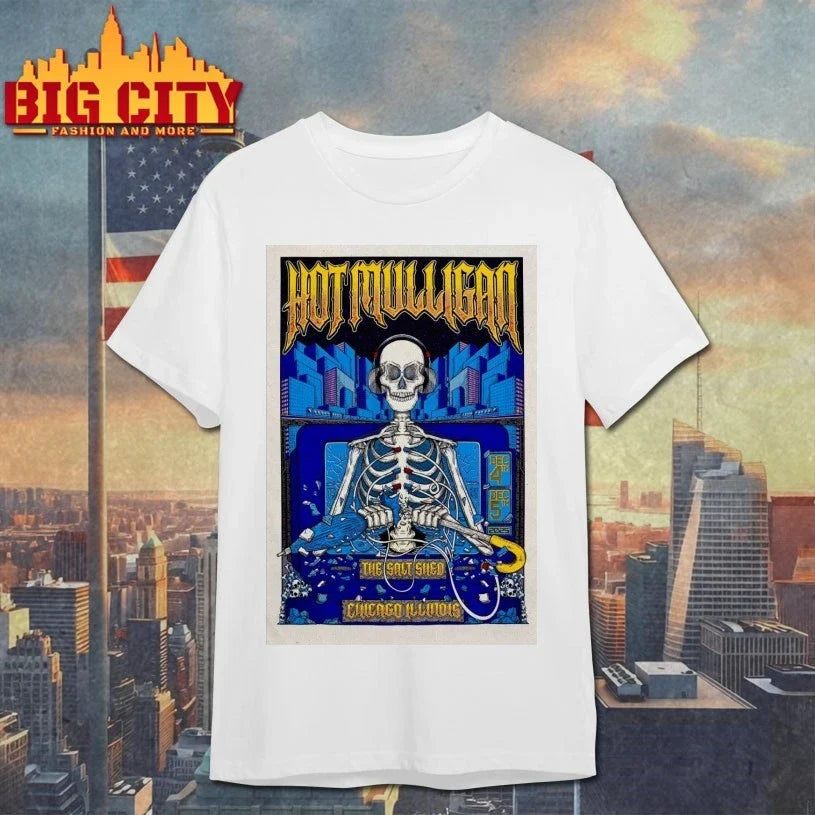 Hot Mulligan At The Salt Shed In Chicago IL On Dec 4-5 2025 Poster shirt Unisex T-shirt, Sweatshirt, Hoodie, Long Sleeve Tee - T-Shirt, Sweatshirt, Hoodie