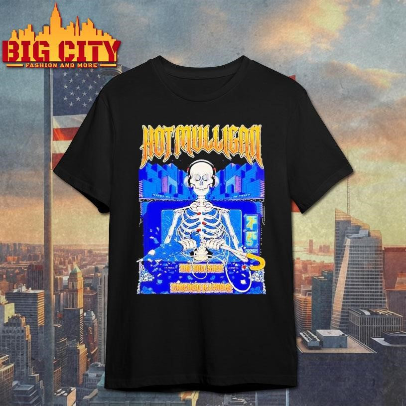 Hot Mulligan Chicago Illinois Shows At The Salt Shed On December 4 And 5 2025 Skeleton Shirt - T-Shirt, Sweatshirt, Hoodie