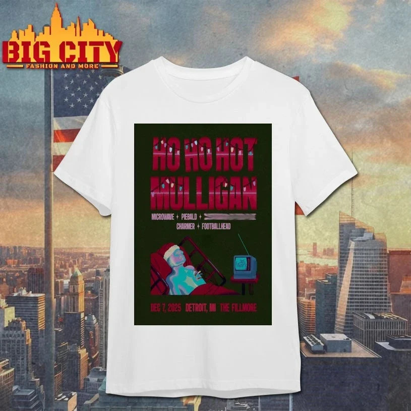 Hot Mulligan Dec 7 2025 The Fillmore Detroit MI Poster shirt Unisex T-shirt, Sweatshirt, Hoodie, Long Sleeve Tee - T-Shirt, Sweatshirt, Hoodie