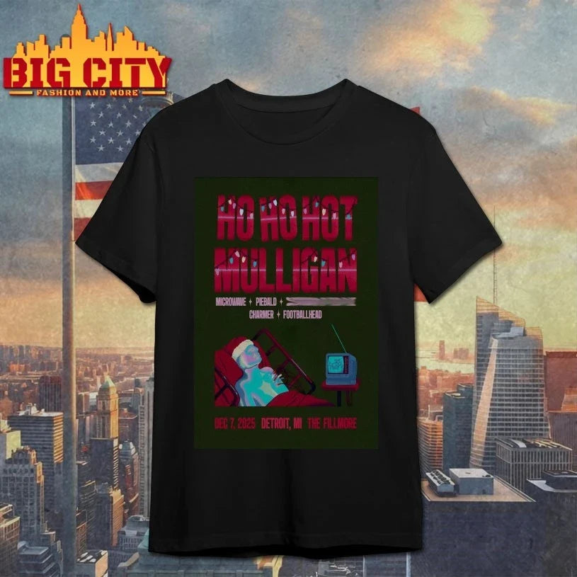 Hot Mulligan December 7 2025 The Fillmore Detroit MI Poster shirt Unisex T-shirt, Sweatshirt, Hoodie, Long Sleeve Tee - T-Shirt, Sweatshirt, Hoodie