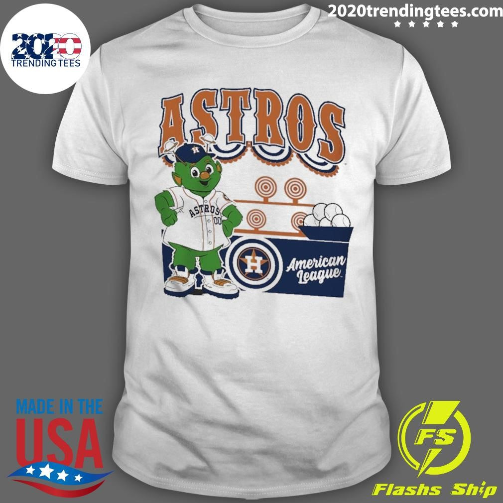 Houston Astros Americanleague Step Back Up Mascot Shirt Unisex T-shirt, Sweatshirt, Hoodie, Long Sleeve Tee - T-Shirt, Sweatshirt, Hoodie