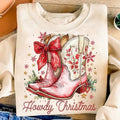 Howdy Western Coquette Cowgirl Retro Cotton T-Shirts, Hoodie, Sweatshirt - T-Shirt, Sweatshirt, Hoodie