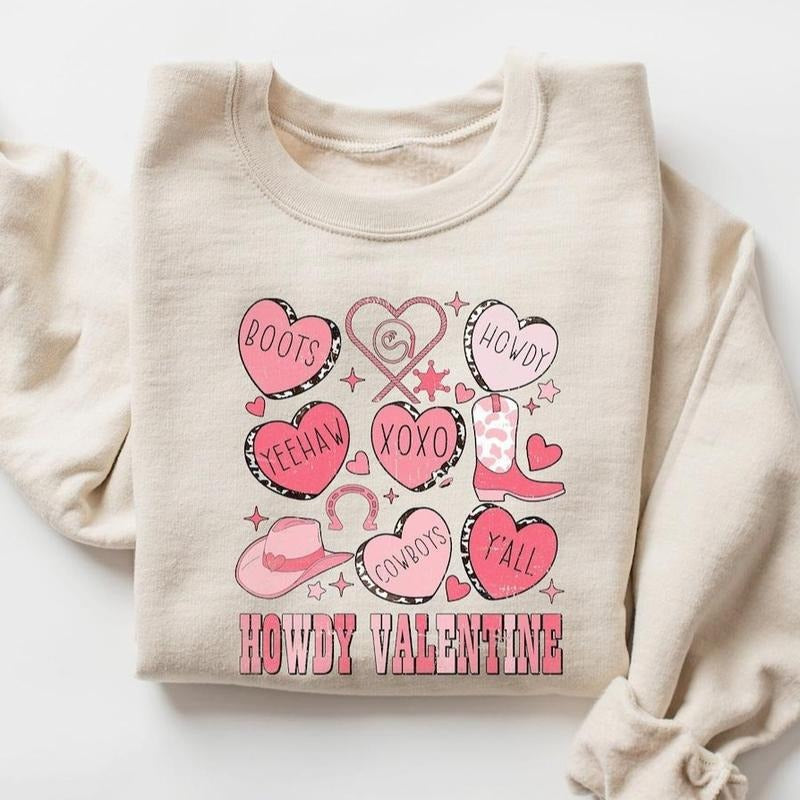Howdy Valentine Valentine Cowgirl Shirt Western Valentine I Love You Western Love Howdy Couple Shirt Shirt T-Shirts, Hoodie, Sweatshirt - T-Shirt, Sweatshirt, Hoodie