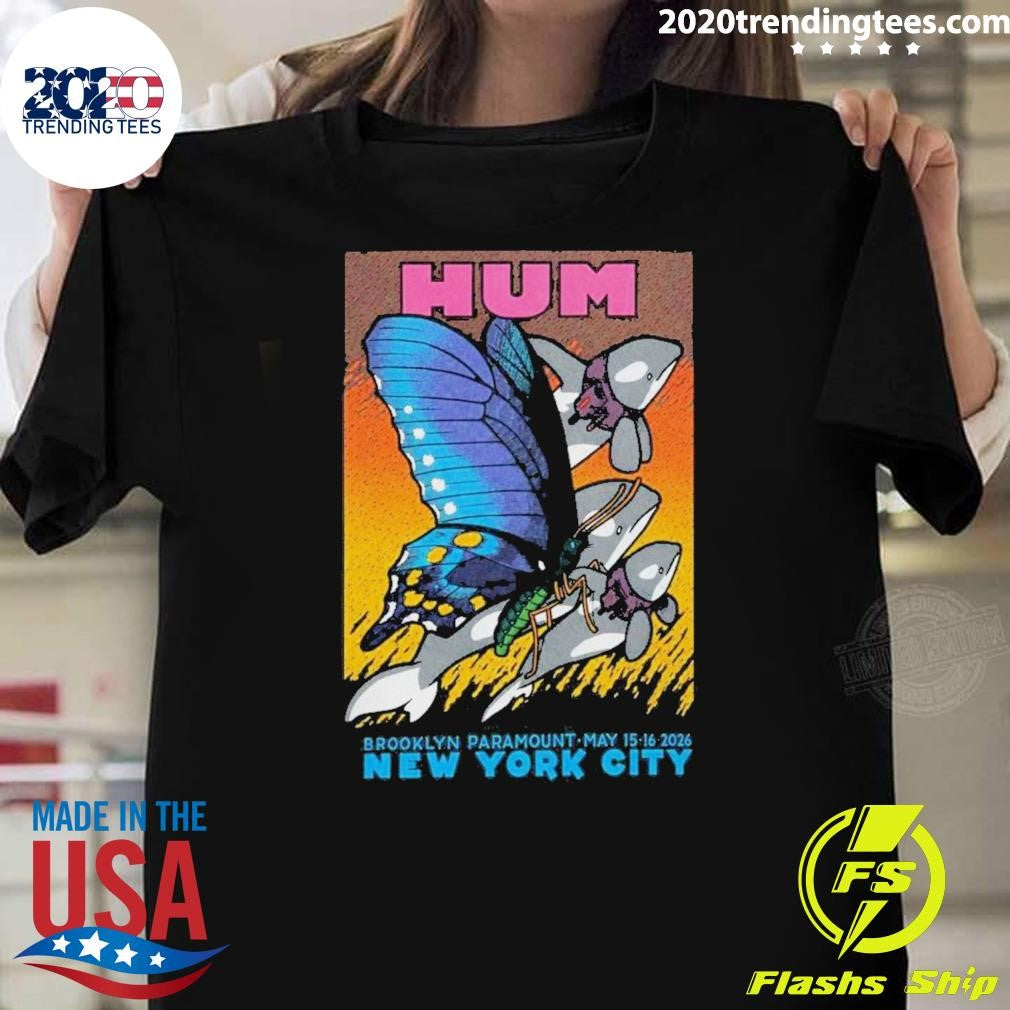 Hum New York May 15 And 16 2026 Poster Shirt Unisex T-shirt, Sweatshirt, Hoodie, Long Sleeve Tee - T-Shirt, Sweatshirt, Hoodie