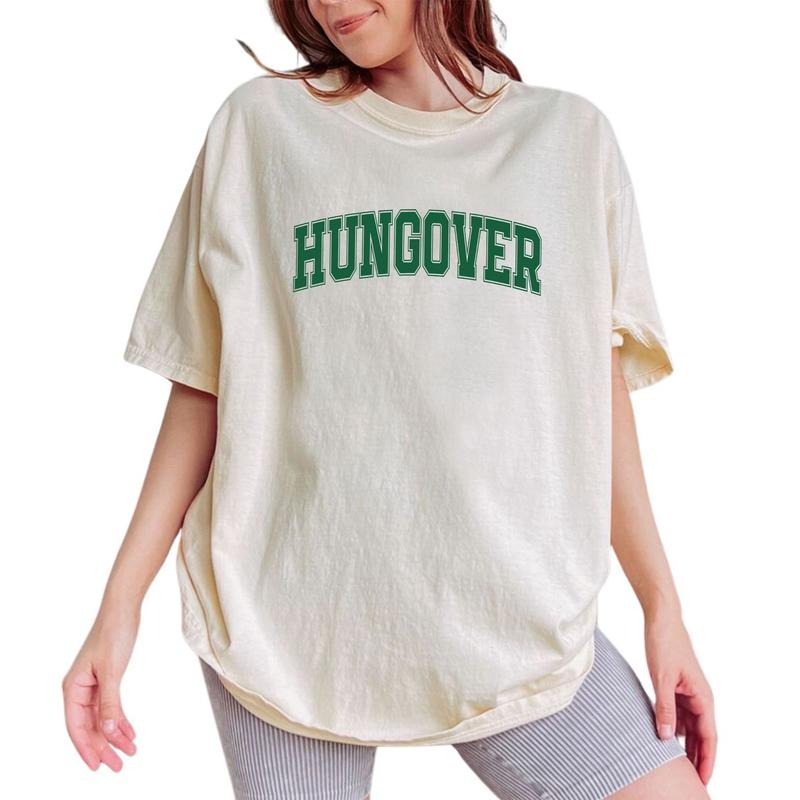 Hungover Shirt Day Drinking Printed This Is My Hangover Unhinged Shirt Humor Cute Bestie Funny Sarcastic Party Shirt Comfy Fabric Tops Womenswear Cotton Fabric Relaxed Fit Chic T-Shirts, Hoodie, Sweatshirt - T-Shirt, Sweatshirt, Hoodie