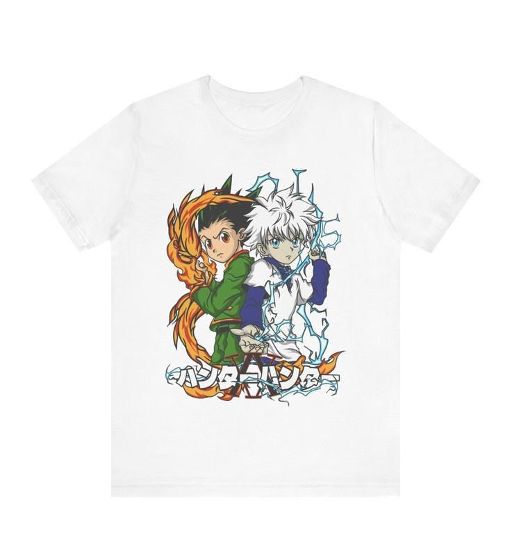 Hunter Anime Anime Manga Shirt Anime Shirt Anime Lovers Shirt Anime Manga Shirt Japanese Shirts Menswear Top Underwear Streetwear Man Tropical Round Neck Casual T-Shirts, Hoodie, Sweatshirt - T-Shirt, Sweatshirt, Hoodie