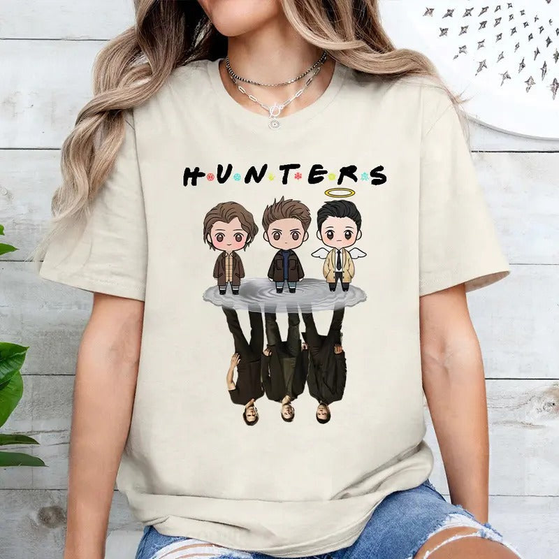Hunters Supernatural Supernatural Dean SAM Woman Man Casual Cotton Top T-Shirts, Hoodie, Sweatshirt - T-Shirt, Sweatshirt, Hoodie
