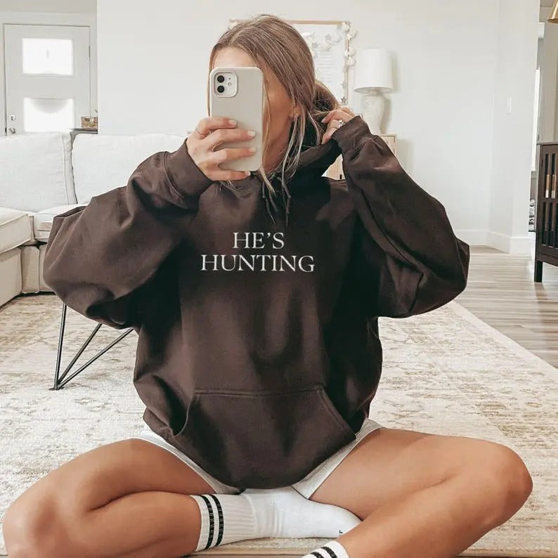 Hunting He'S Hunting Shirt Hunting Season Hunting Wife Cow Abandoned Hunting Wife T-Shirts, Hoodie, Sweatshirt - T-Shirt, Sweatshirt, Hoodie